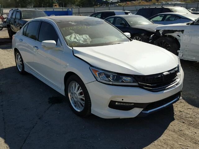 1HGCR3F95HA017927 - 2017 HONDA ACCORD WHITE photo 1