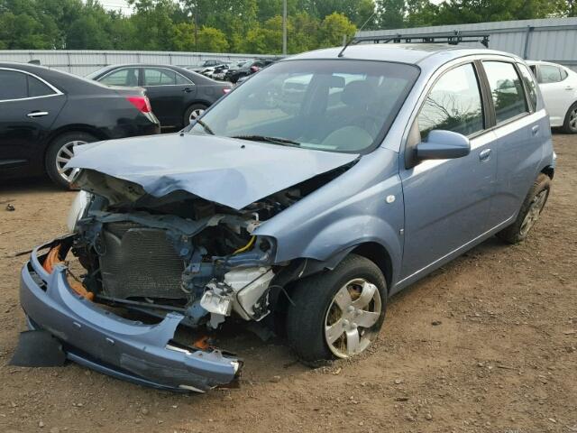 KL1TD66658B080841 - 2008 CHEVROLET AVEO BASE Mavi foto 2