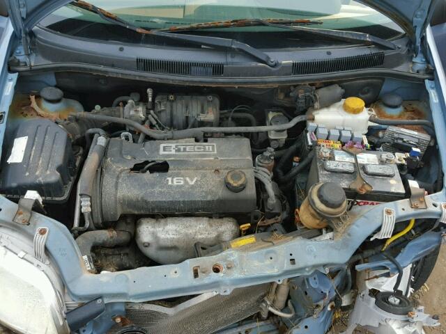 KL1TD66658B080841 - 2008 CHEVROLET AVEO BASE Mavi foto 7