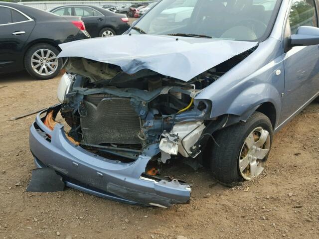 KL1TD66658B080841 - 2008 CHEVROLET AVEO BASE Mavi foto 9