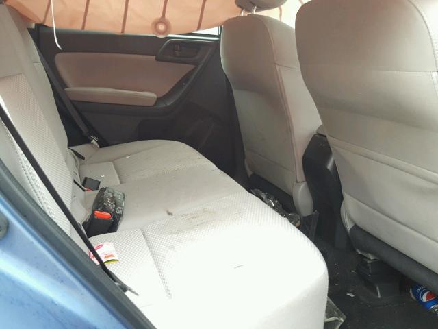 JF2SJADC9FH590503 - 2015 SUBARU FORESTER 2 BLUE photo 6