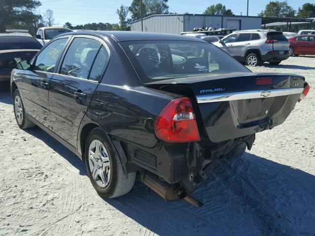 1G1ZS57F27F247240 - 2007 CHEVROLET MALIBU BLACK photo 3