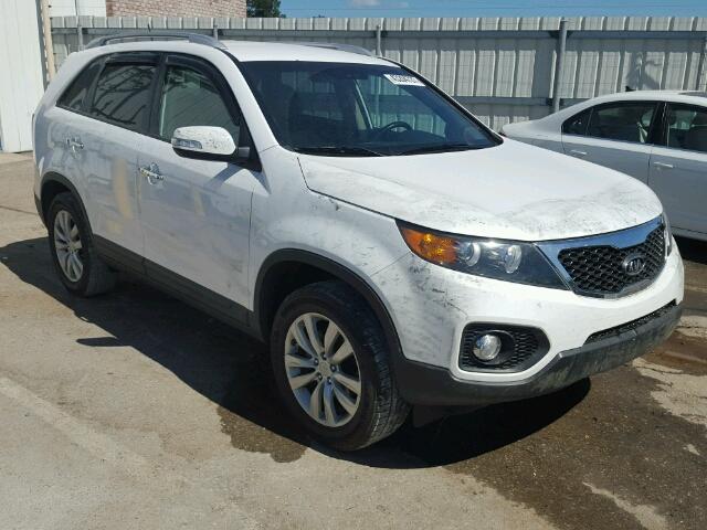 5XYKU4A19BG128973 - 2011 KIA SORENTO EX WHITE photo 1