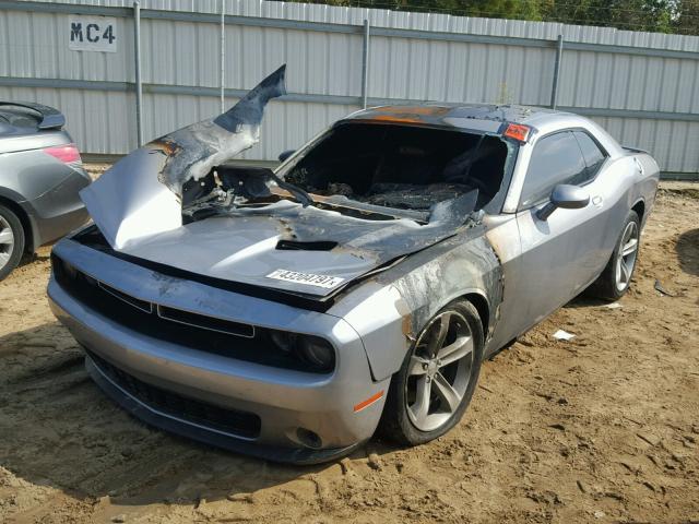 2C3CDZAG1FH895220 - 2015 DODGE CHALLENGER SILVER photo 2