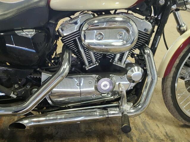 1HD1CT3147K442925 - 2007 HARLEY-DAVIDSON XL1200 C RED photo 7