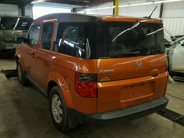 5J6YH28768L002378 - 2008 HONDA ELEMENT EX ORANGE photo 3