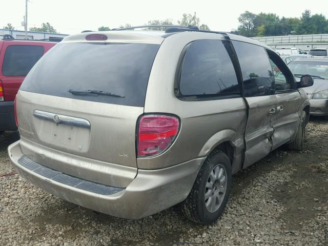 2C4GP44L63R211073 - 2003 CHRYSLER TOWN & COU GOLD photo 4