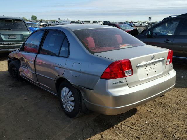 JHMES16503S003769 - 2003 HONDA CIVIC SILVER photo 3