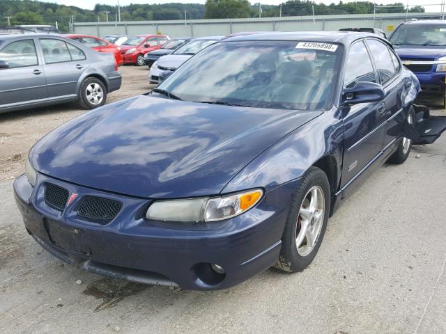 1G2WR521X1F172008 - 2001 PONTIAC GRAND PRIX BLUE photo 2