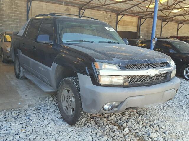 3GNEC13T62G301855 - 2002 CHEVROLET AVALANCHE BLACK photo 1