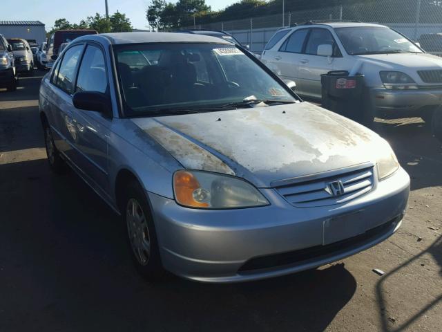 2HGES16652H525878 - 2002 HONDA CIVIC LX GRAY photo 1