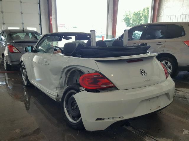 3VW507AT0GM813463 - 2016 VOLKSWAGEN BEETLE S/S 白色 照片 3