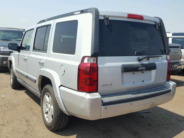 1J8HG48K78C114298 - 2008 JEEP COMMANDER ვერცხლისფერი ფოტო 3