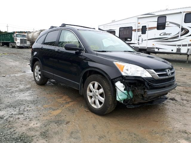 5J6RE4H37BL821431 - 2011 HONDA CR-V LX BLACK photo 1