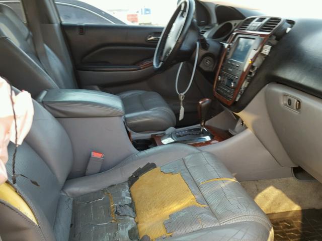 2HNYD18695H511449 - 2005 ACURA MDX TOURIN GREEN photo 5