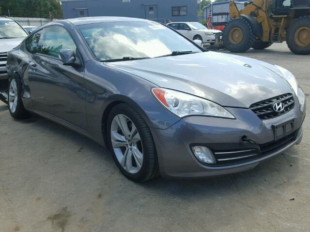 KMHHU6KH2BU047955 - 2011 HYUNDAI GENESIS CO CHARCOAL photo 1