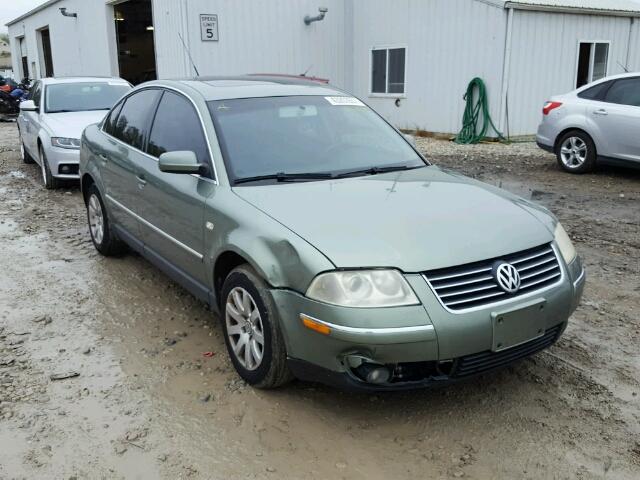 WVWPH63B03P181040 - 2003 VOLKSWAGEN PASSAT GREEN photo 1