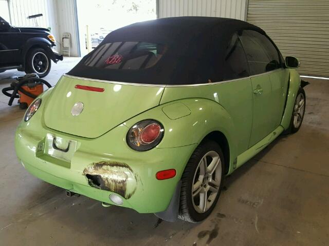 3VWCD31YX5M317261 - 2005 VOLKSWAGEN NEW BEETLE 绿色 照片 4