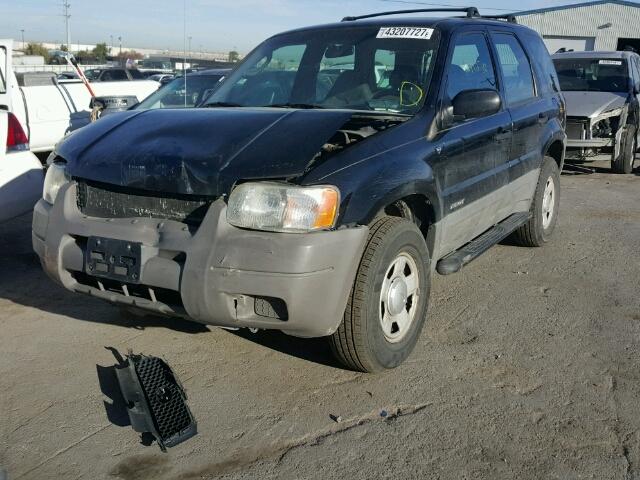 1FMYU02101KB00646 - 2001 FORD ESCAPE XLS BLACK photo 2