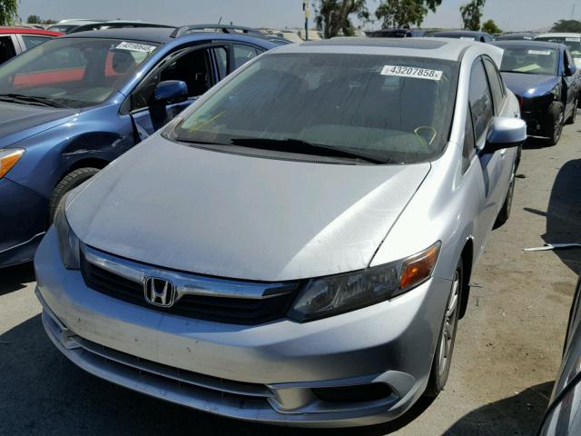 2HGFB2F98CH538954 - 2012 HONDA CIVIC EXL 银色 照片 2