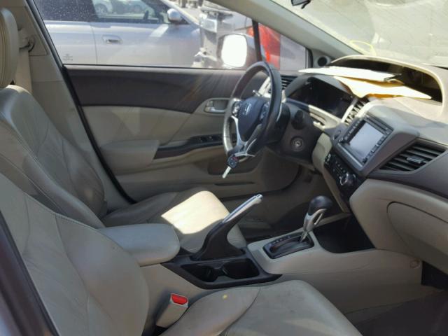 2HGFB2F98CH538954 - 2012 HONDA CIVIC EXL 银色 照片 5