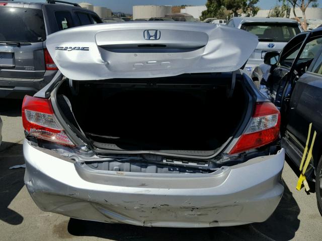 2HGFB2F98CH538954 - 2012 HONDA CIVIC EXL 银色 照片 9