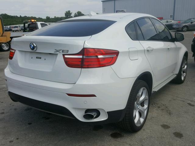 5UXFG2C56DL784552 - 2013 BMW X6 XDRIVE3 WHITE photo 4