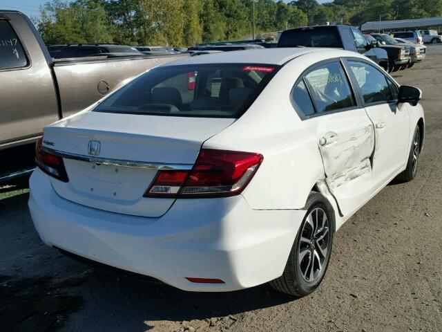 2HGFB2F89EH548550 - 2014 HONDA CIVIC EX WHITE photo 4