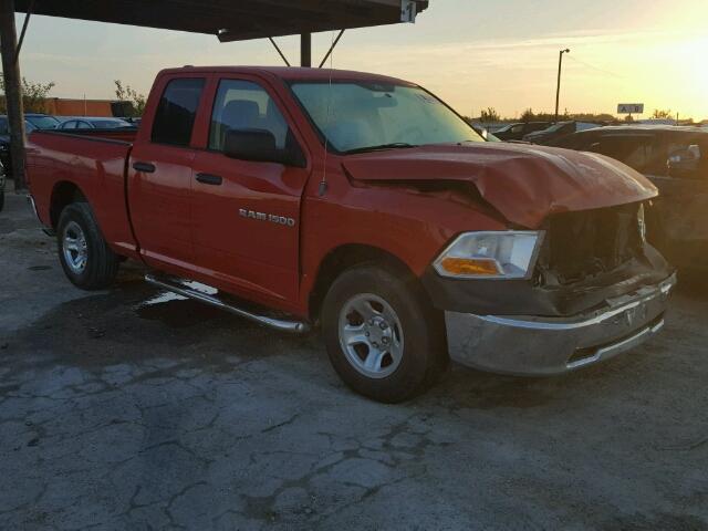 1D7RB1GP6BS596920 - 2011 DODGE RAM 1500 RED photo 1