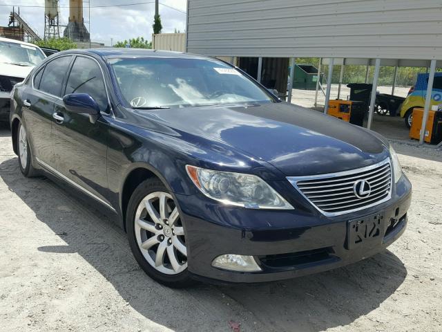 JTHBL46F475005121 - 2007 LEXUS LS 460 BLUE photo 1