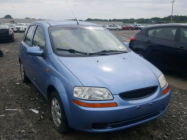 KL1TJ62694B193426 - 2004 CHEVROLET AVEO LS BLUE photo 1