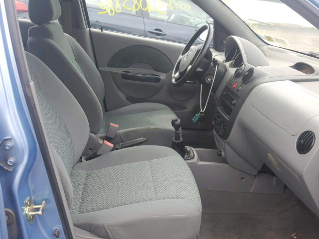 KL1TJ62694B193426 - 2004 CHEVROLET AVEO LS BLUE photo 5