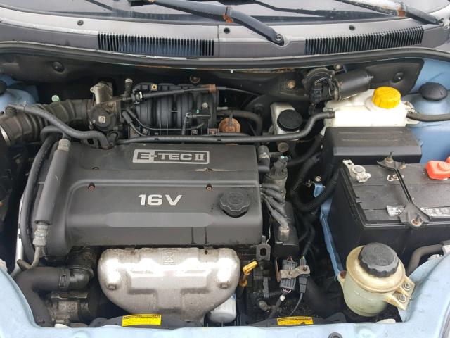 KL1TJ62694B193426 - 2004 CHEVROLET AVEO LS BLUE photo 7