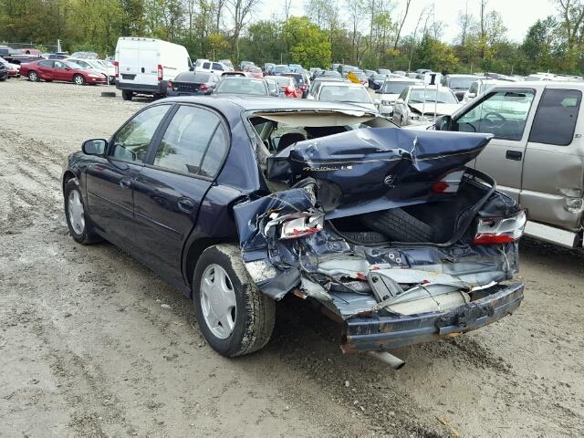 1G1NE52J7Y6126531 - 2000 CHEVROLET MALIBU BLUE photo 3