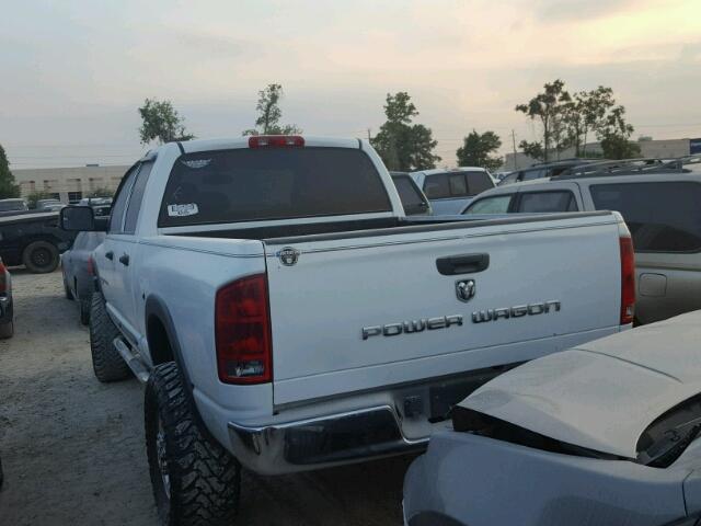 3D3KS28D55G900800 - 2005 DODGE RAM 2500 S SILVER photo 3