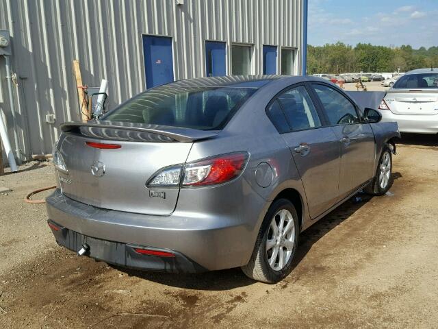 JM1BL1SF5A1264138 - 2010 MAZDA 3 I GRAY photo 4