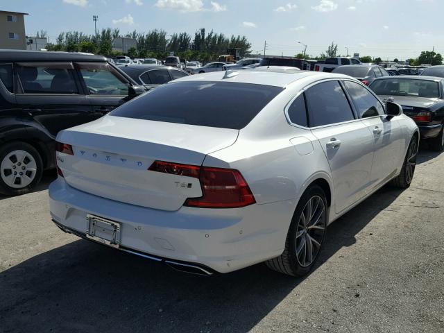 LVY992MK0JP008878 - 2018 VOLVO S90 T6 WHITE photo 4