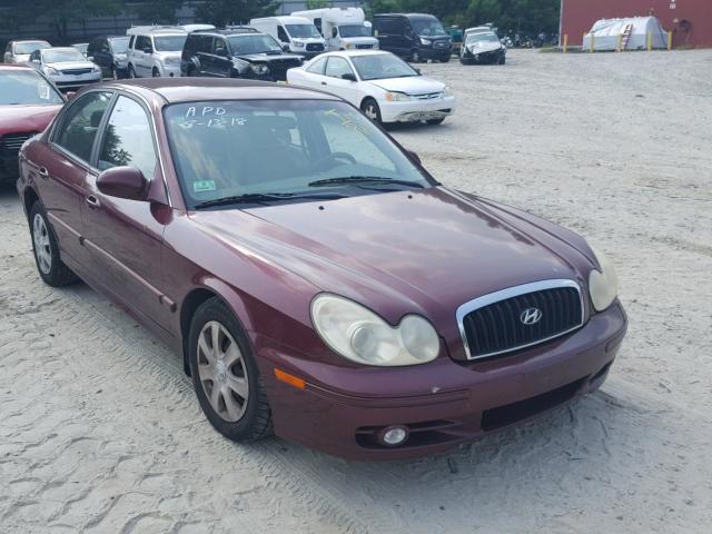 KMHWF25S22A709312 - 2002 HYUNDAI SONATA GL MAROON photo 1