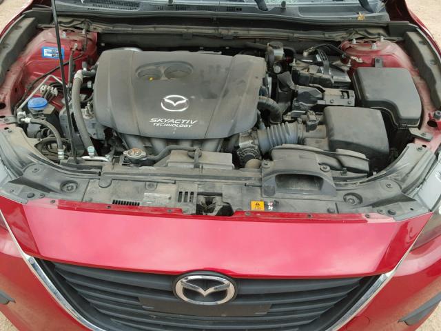 JM1BM1M78E1170747 - 2014 MAZDA 3 GRAND TO RED photo 7