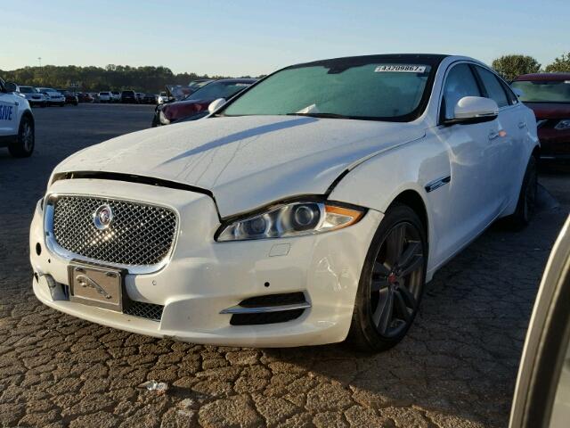 SAJWJ1CD1E8V63371 - 2014 JAGUAR XJ WHITE photo 2