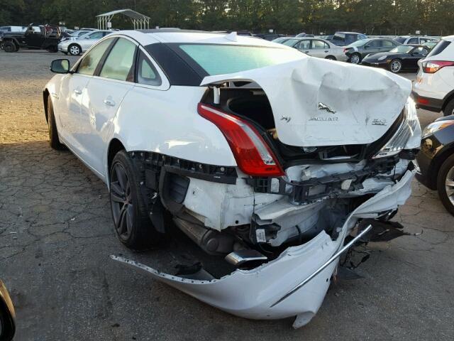 SAJWJ1CD1E8V63371 - 2014 JAGUAR XJ WHITE photo 3