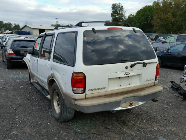 1FMZU35P3XZB87917 - 1999 FORD EXPLORER WHITE photo 3