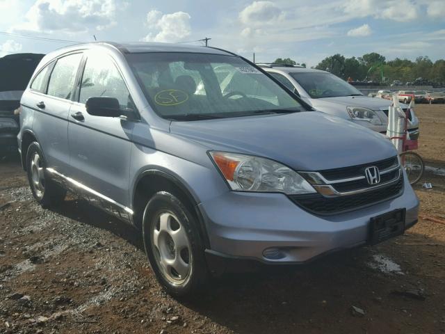 5J6RE4H37AL003390 - 2010 HONDA CR-V LX BLUE photo 1