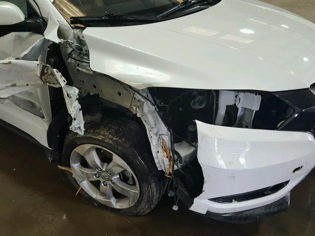 3CZRU6H77GM735401 - 2016 HONDA HR-V EXL WHITE photo 9