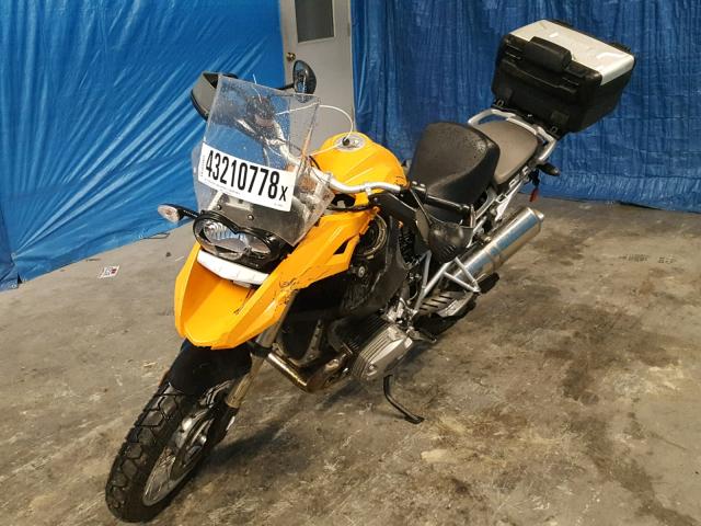 WB10313028ZU44414 - 2008 BMW R1200 GS YELLOW photo 2