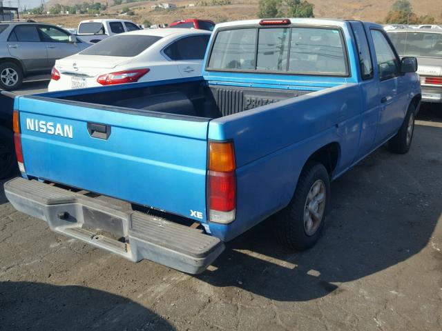 1N6SD16S0TC302304 - 1996 NISSAN TRUCK KING BLUE photo 4