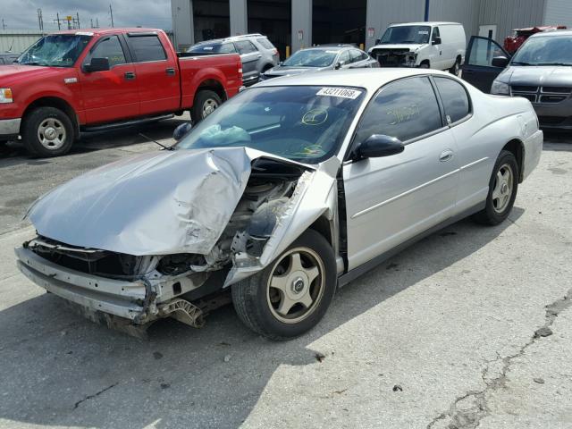 2G1WW12E349189965 - 2004 CHEVROLET MONTE CARL ვერცხლისფერი ფოტო 2
