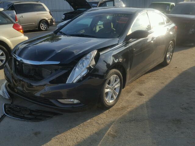 5NPEB4AC4DH799967 - 2013 HYUNDAI SONATA GLS BLACK photo 2