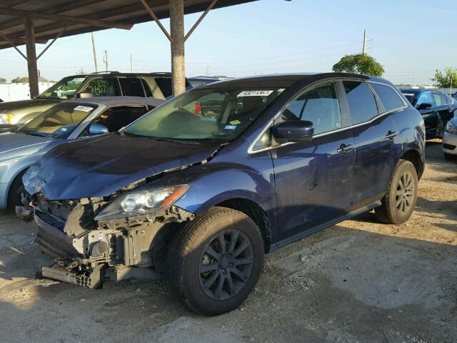 JM3ER2AM8B0394771 - 2011 MAZDA CX-7 BLUE photo 2