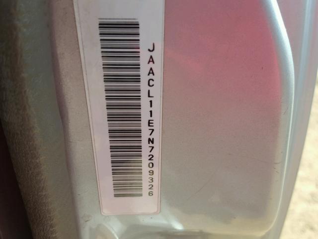 JAACL11E7N7209326 - 1992 ISUZU CONVENTION SILVER photo 10